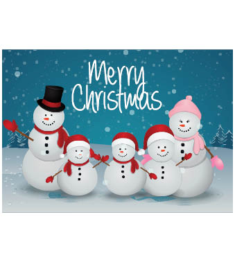 Christmas Cards - Snowman...